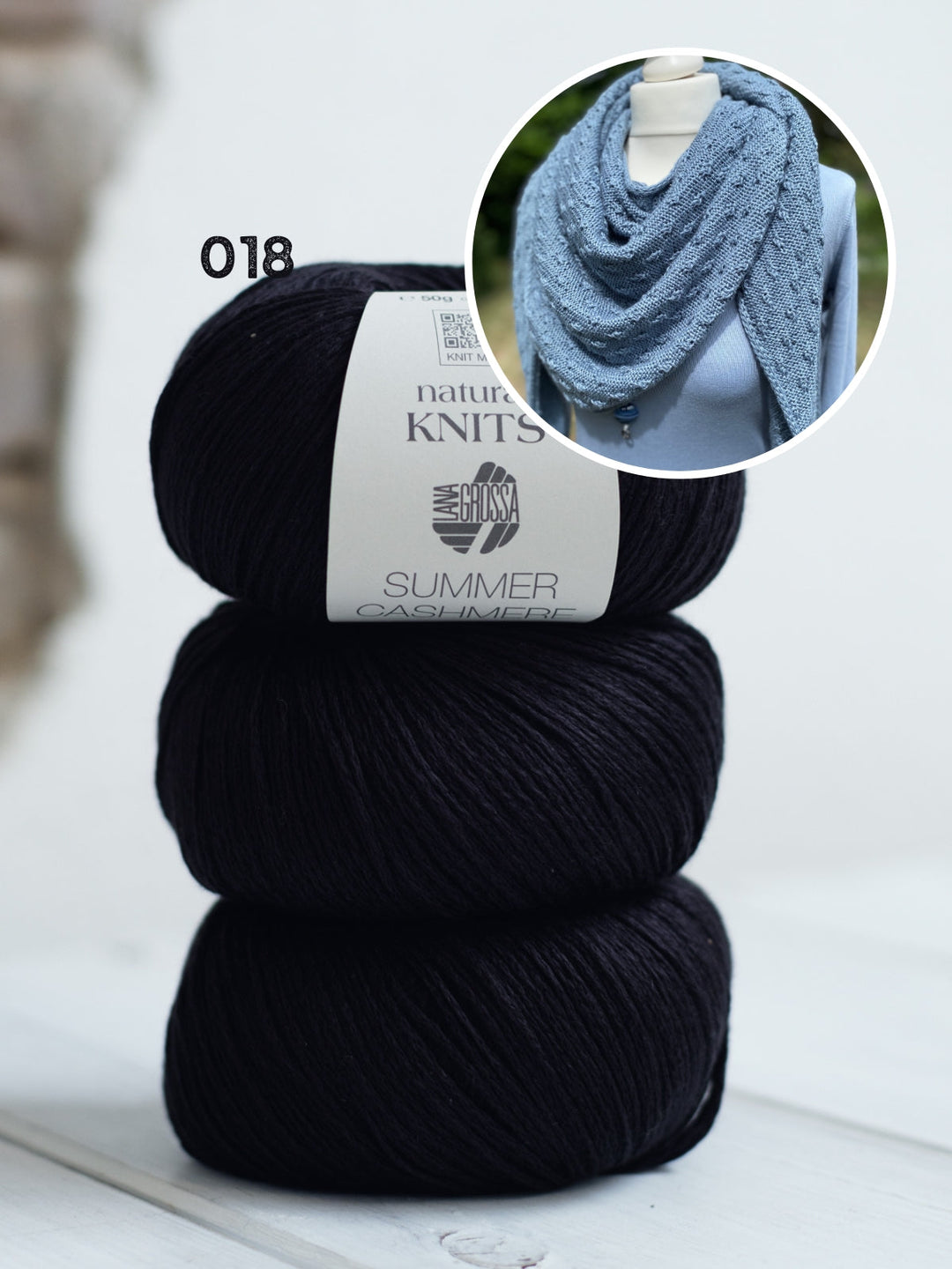 Strickpaket Lizas Tuch Little Blossoms