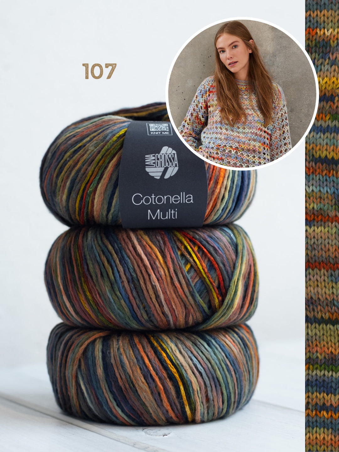 Häkelpaket Cotonella Multi Pullover