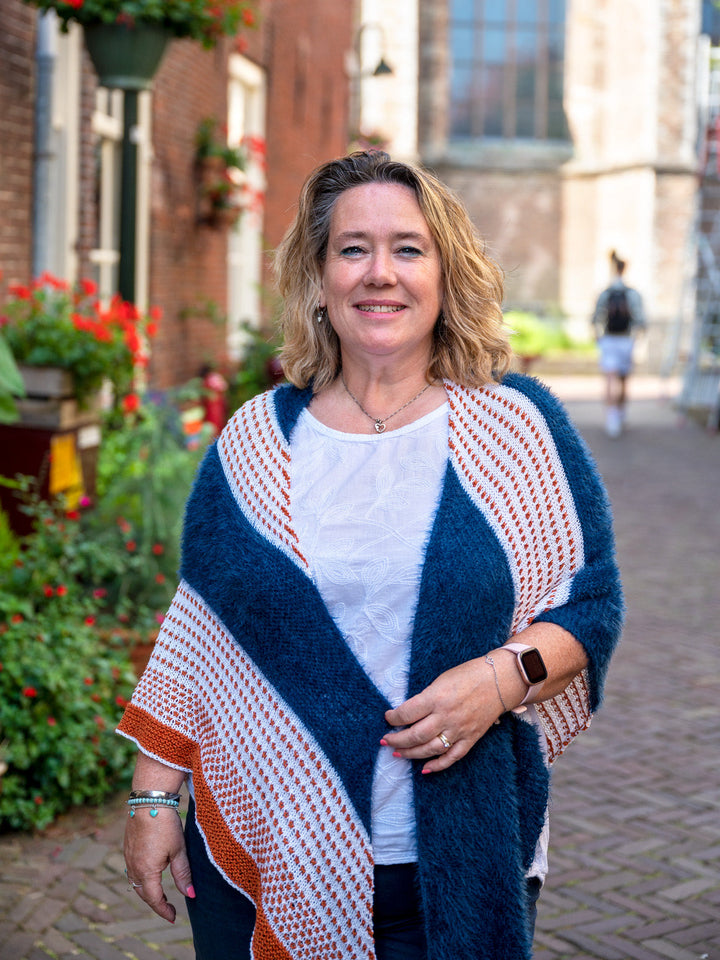 Strickpaket Lizas Tuch Polka Dots Sommer