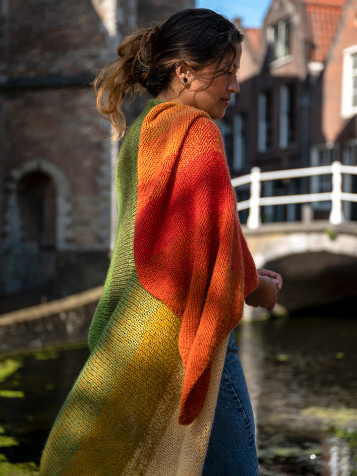 Strickpaket Ecopuno Streifenstola