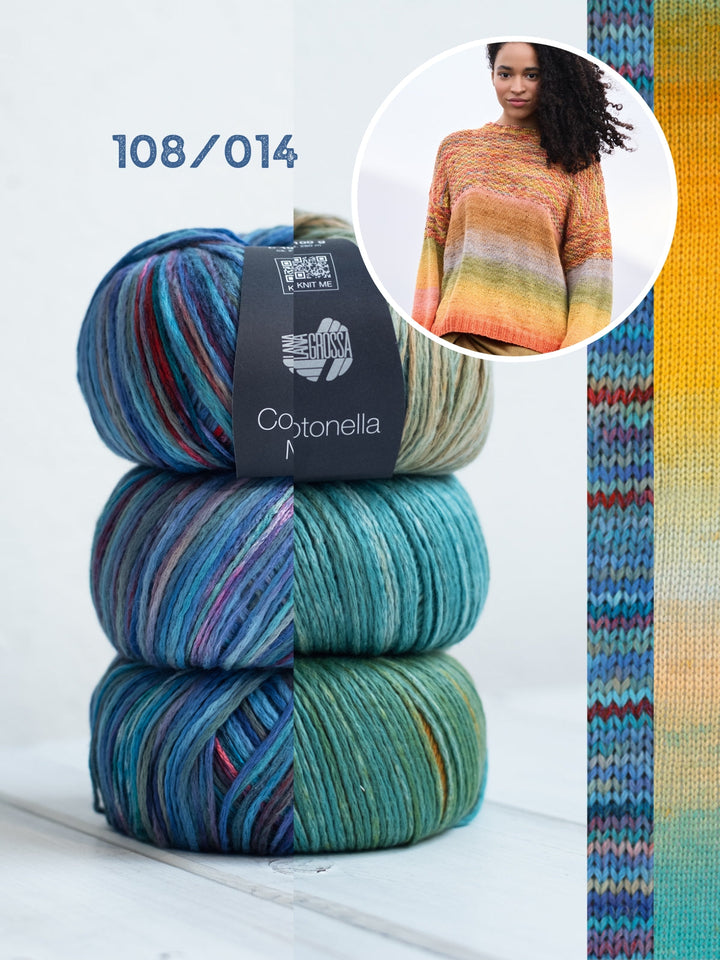 Strickpaket Cotonella &amp; Cotonella Multi Pullover