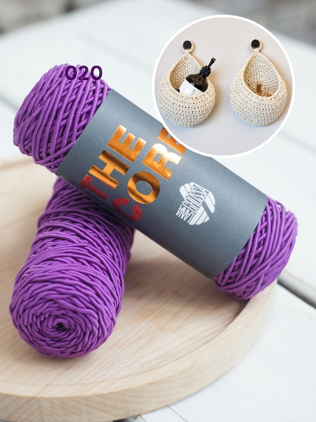 Häkelpaket The Core Zwei Hängekörbe