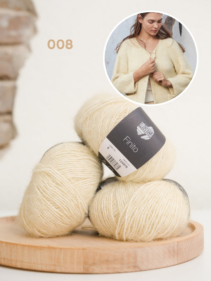 Strickpaket Finito Jacke mit Taschen