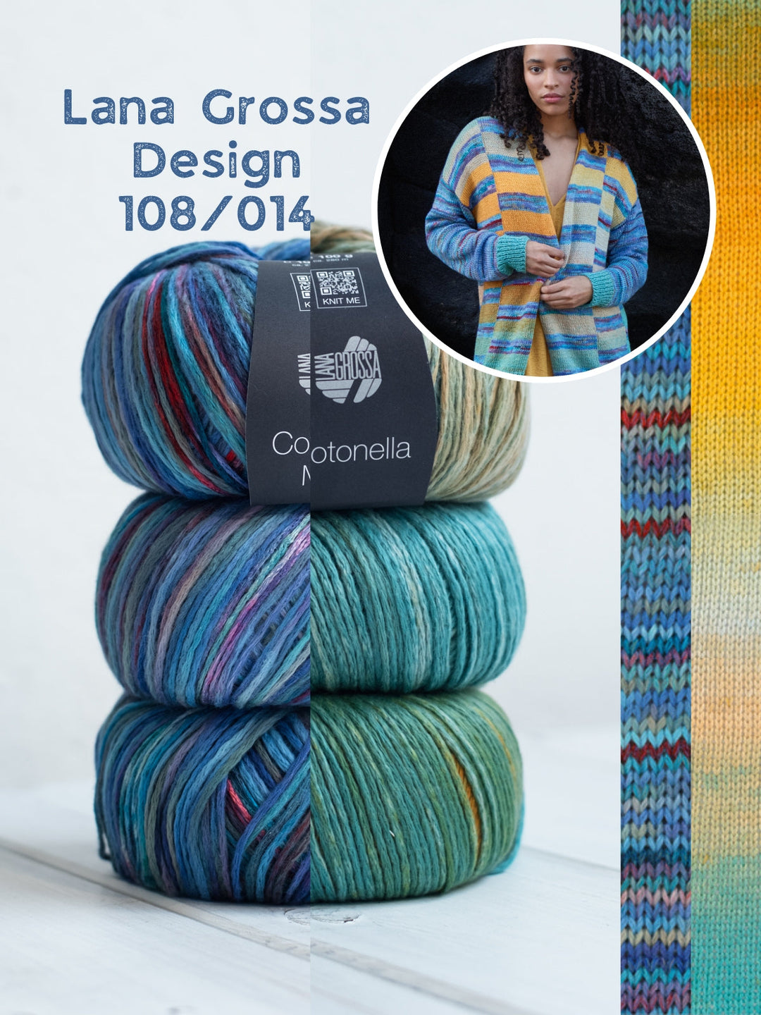 Strickpaket Cotonella &amp; Cotonella Multi Jacke