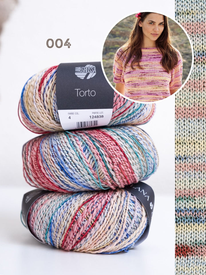 Strickpaket Torto Shirt mit tiefem Raglan