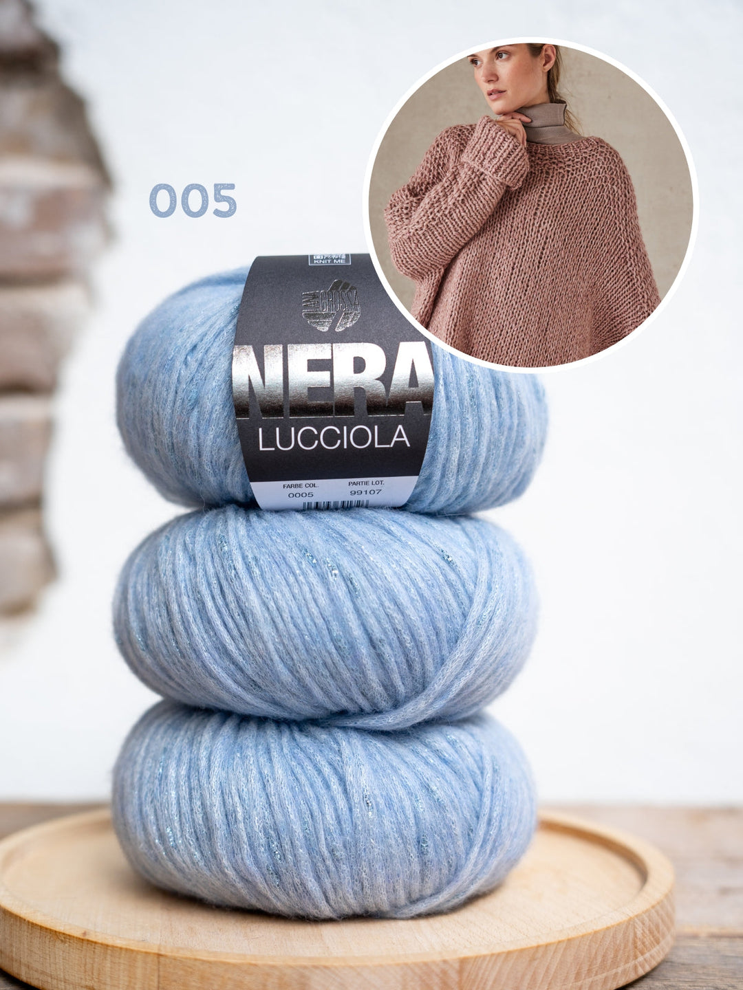 Strickpaket Lucciola oversized Pullover