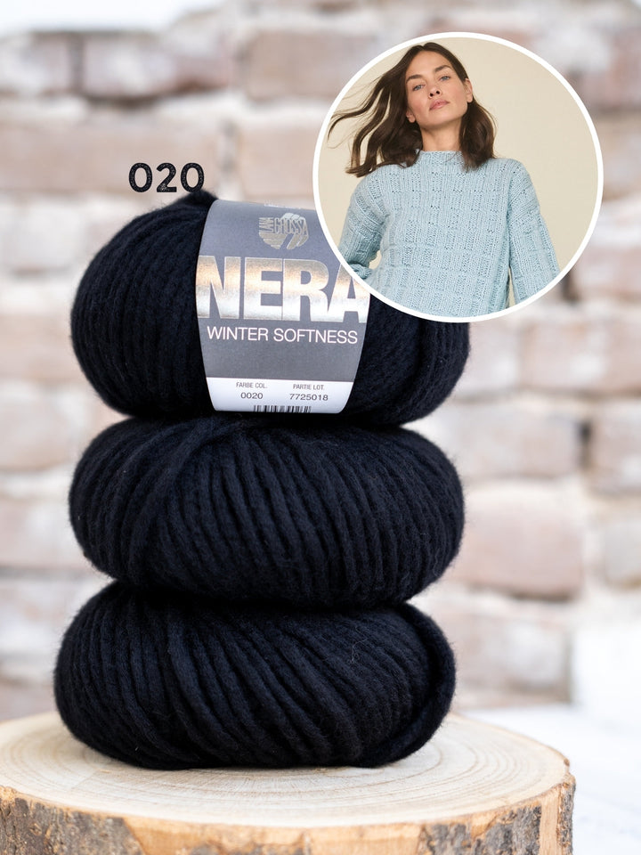 Strickpaket Winter Softness Pullover mit Struktur