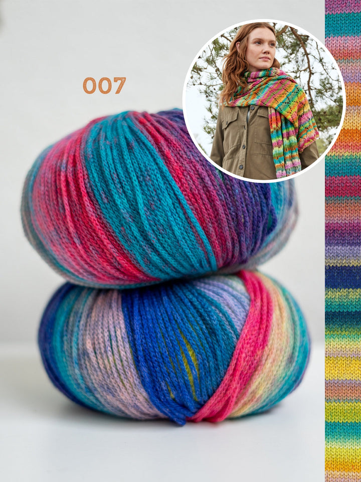 Strickpaket Farfalla Ajour-Schal