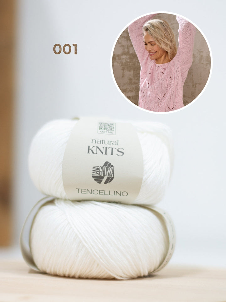 Strickpaket Tencellino Raglanshirt - Top-down