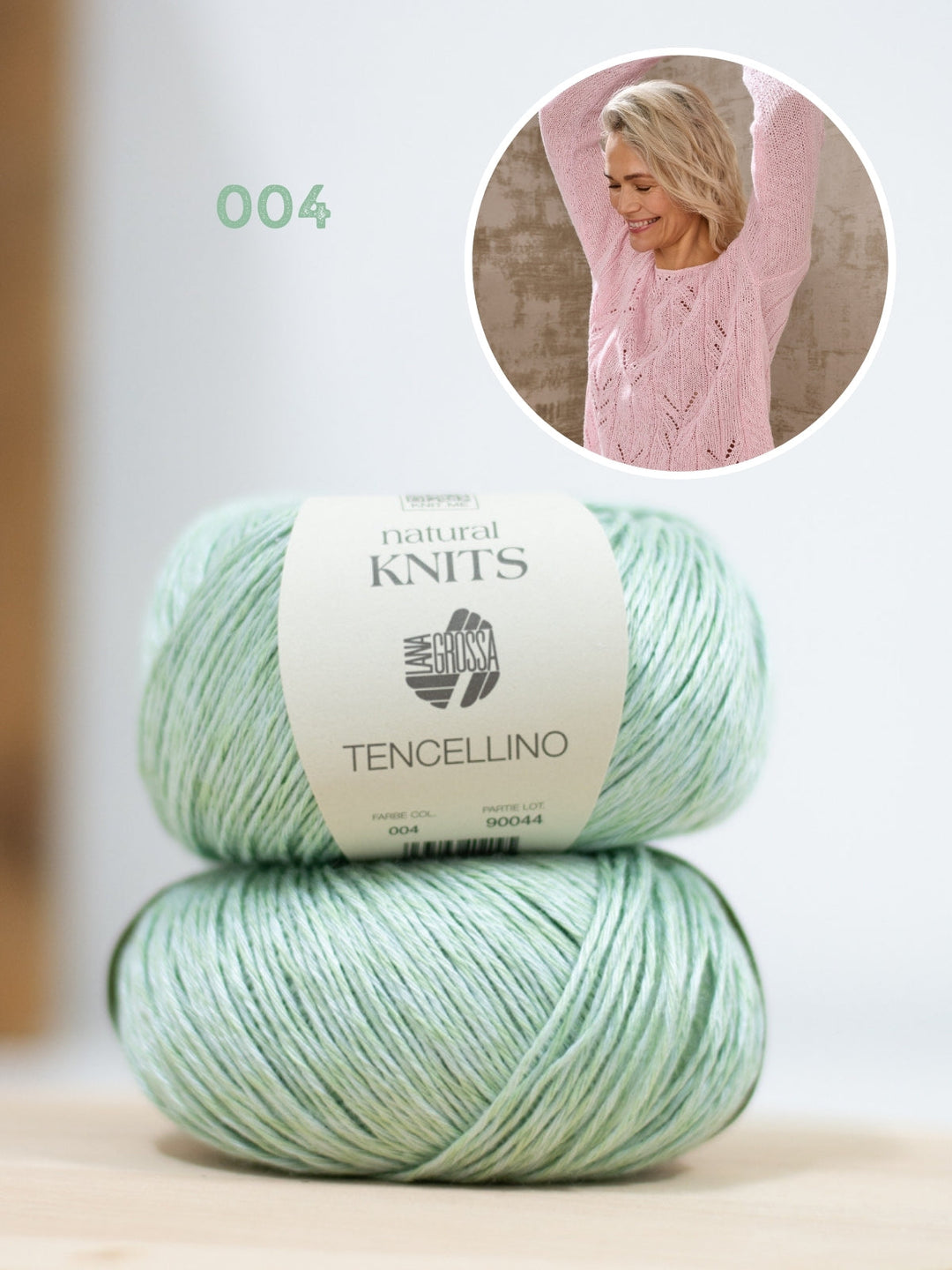 Strickpaket Tencellino Raglanshirt - Top-down