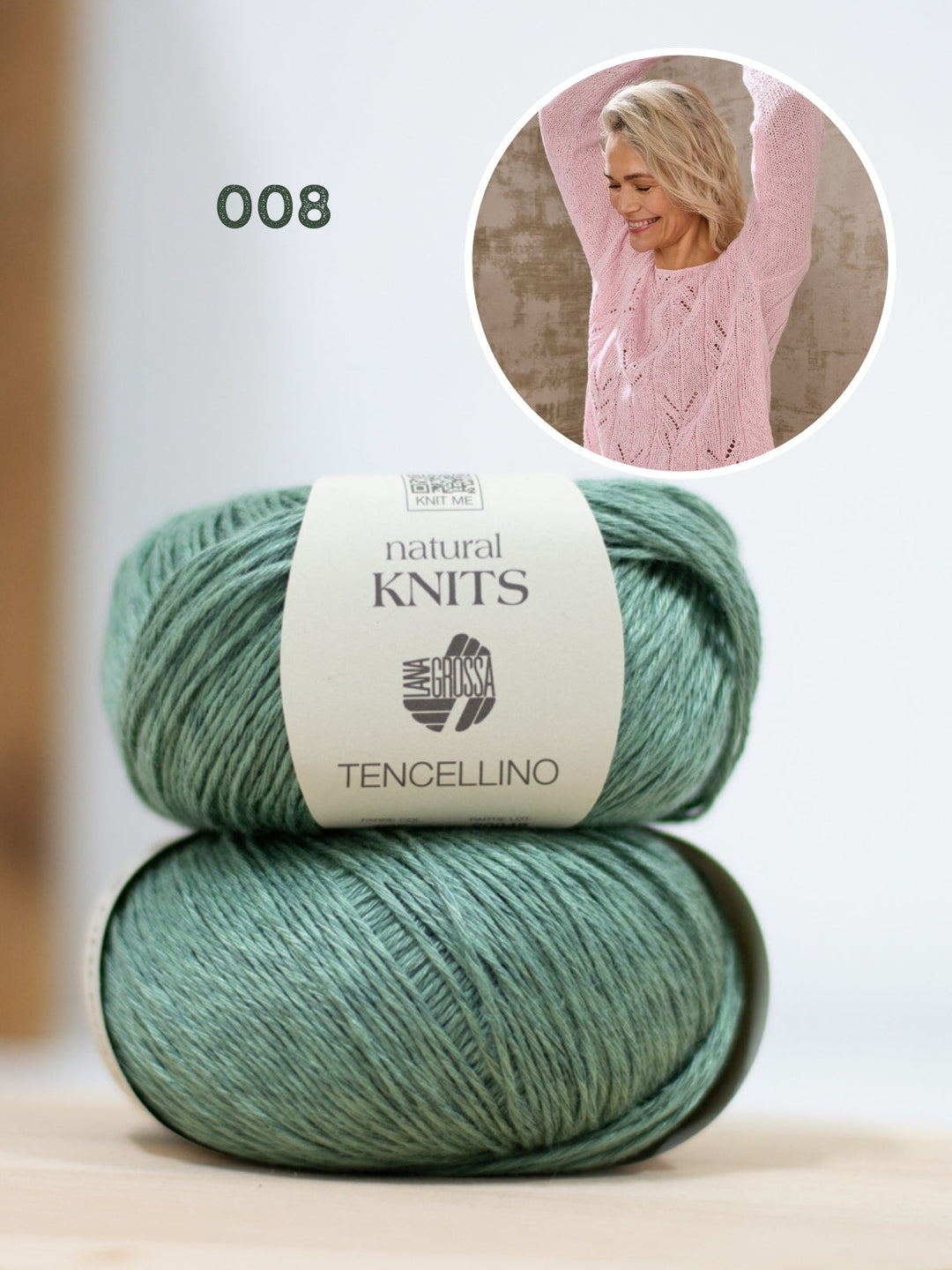 Strickpaket Tencellino Raglanshirt - Top-down