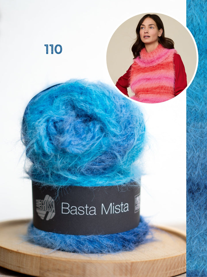 Strickpaket Basta Mista Pullunder mit Rollkragen