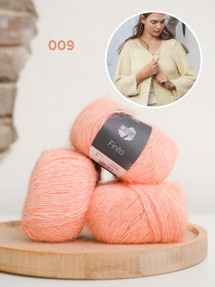 Strickpaket Finito Jacke mit Taschen