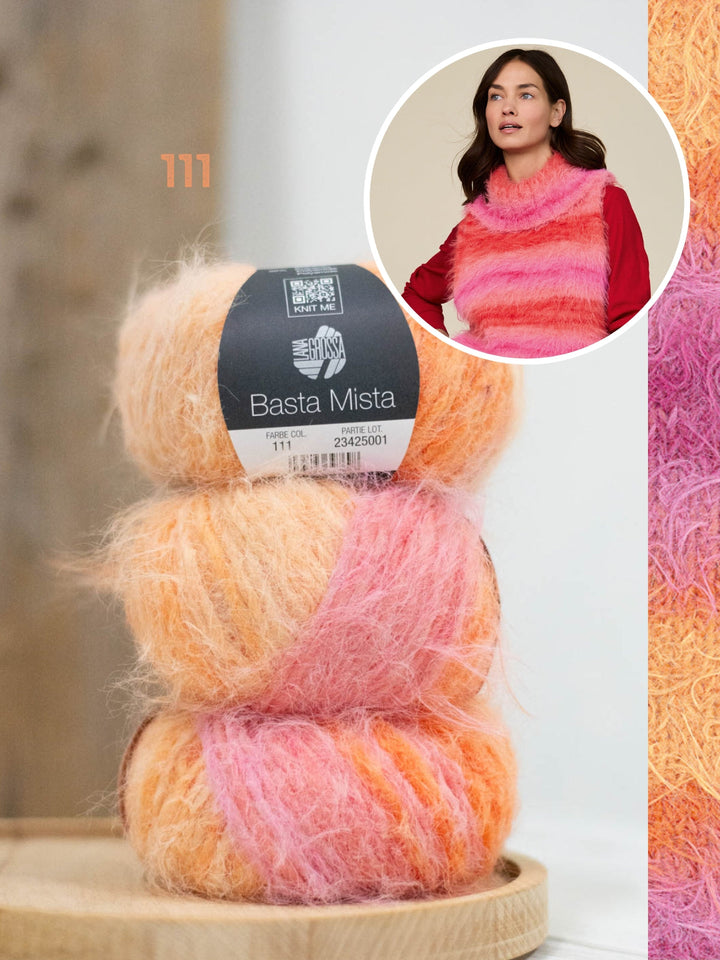 Strickpaket Basta Mista Pullunder mit Rollkragen