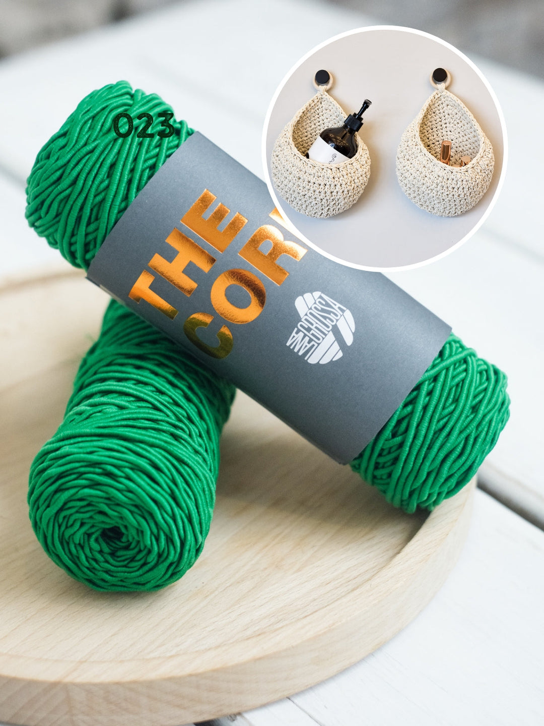 Häkelpaket The Core Zwei Hängekörbe
