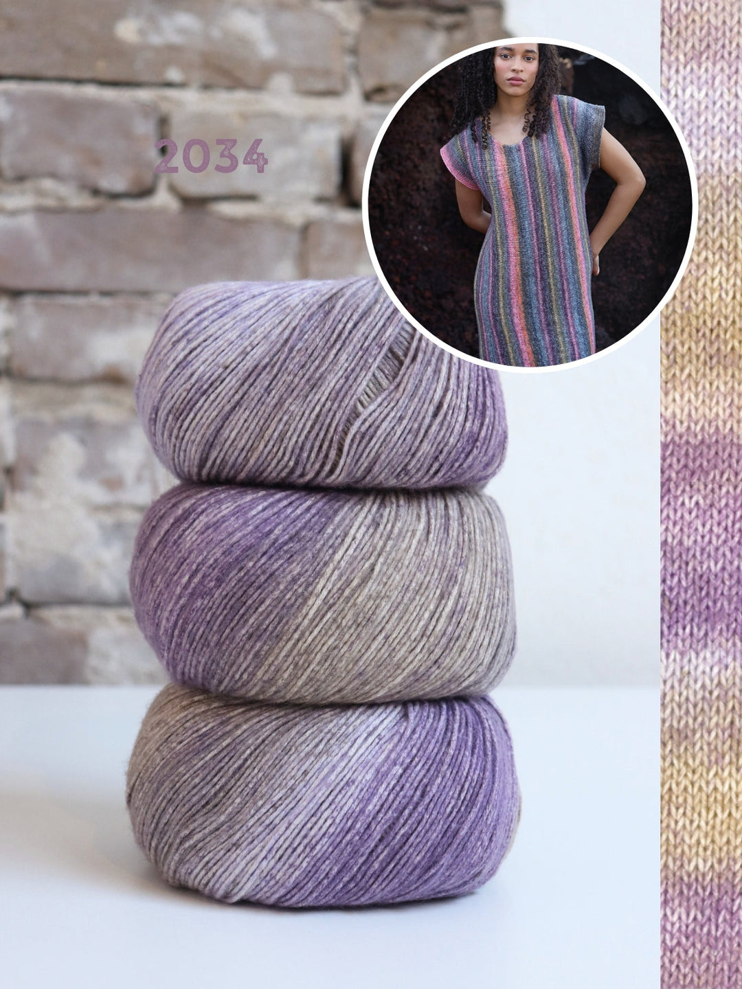 Strickpaket Gomitolo Mambo Kleid