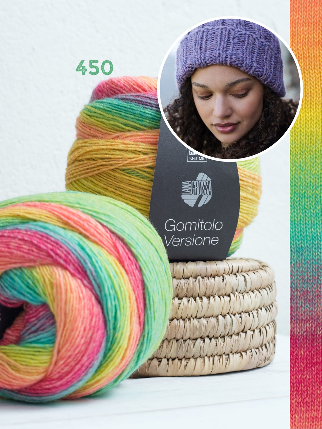 Strickpaket Gomitolo Versione Mütze