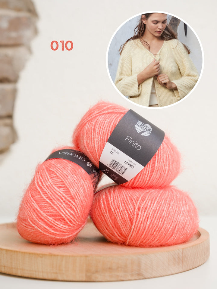 Strickpaket Finito Jacke mit Taschen