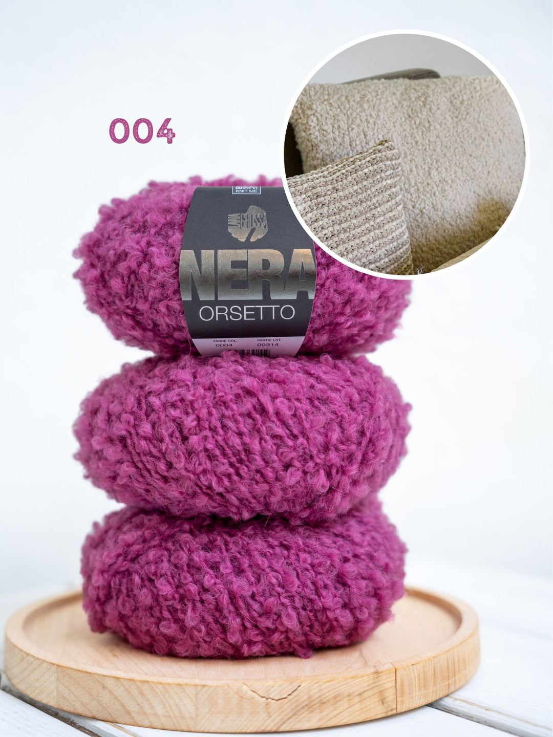 Strickpaket Orsetto Kissenhüllen