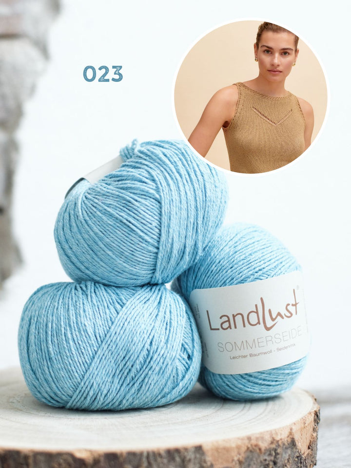 Strickpaket Sommerseide V-Top