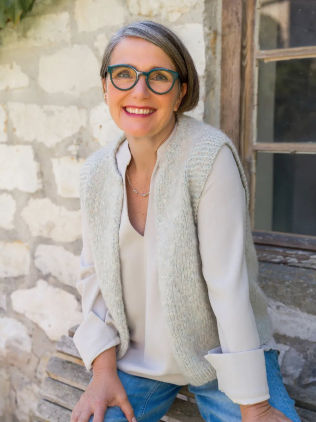 Strickpaket Mae Weste - Tanja Steinbach