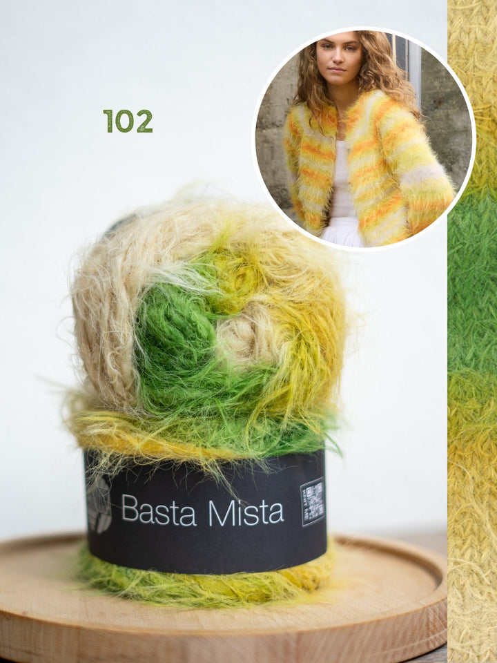 Strickpaket Basta Mista Raglanjacke