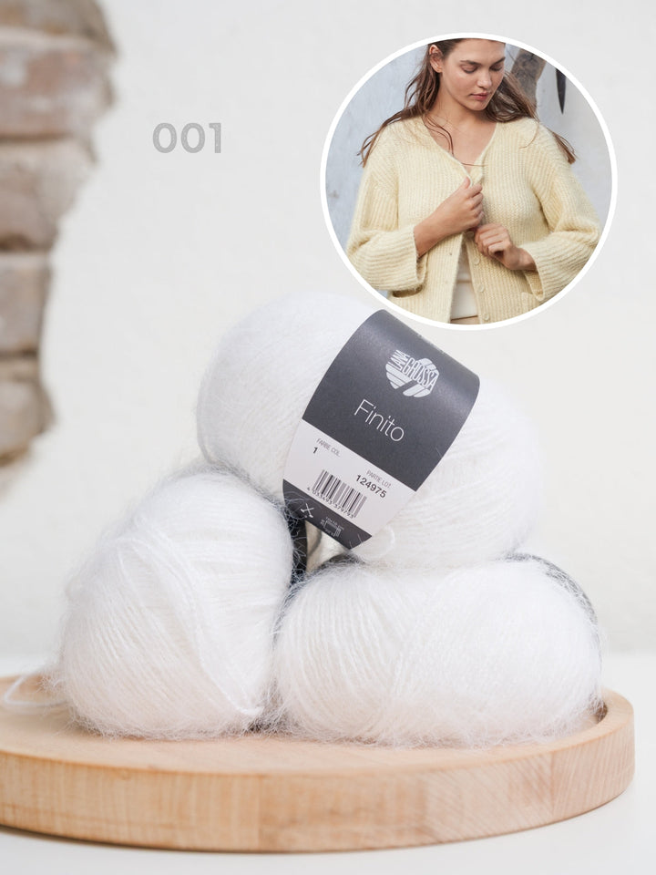 Strickpaket Finito Jacke mit Taschen