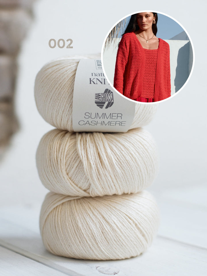 Häkelpaket Summer Cashmere Jacke