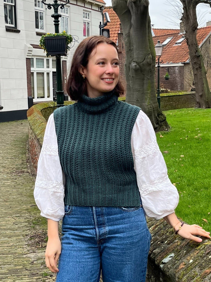 Häkelpaket Cardamom Pullunder – Studio Hook &amp; Yarn