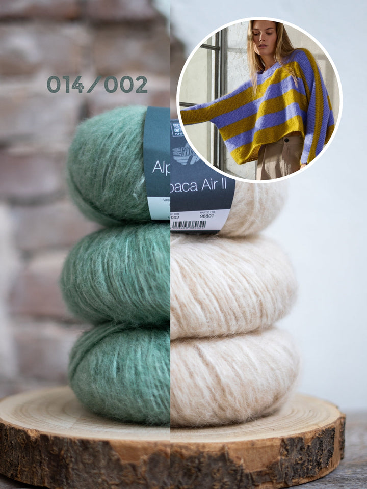 Strickpaket Alpaca Air II Kurzpullover
