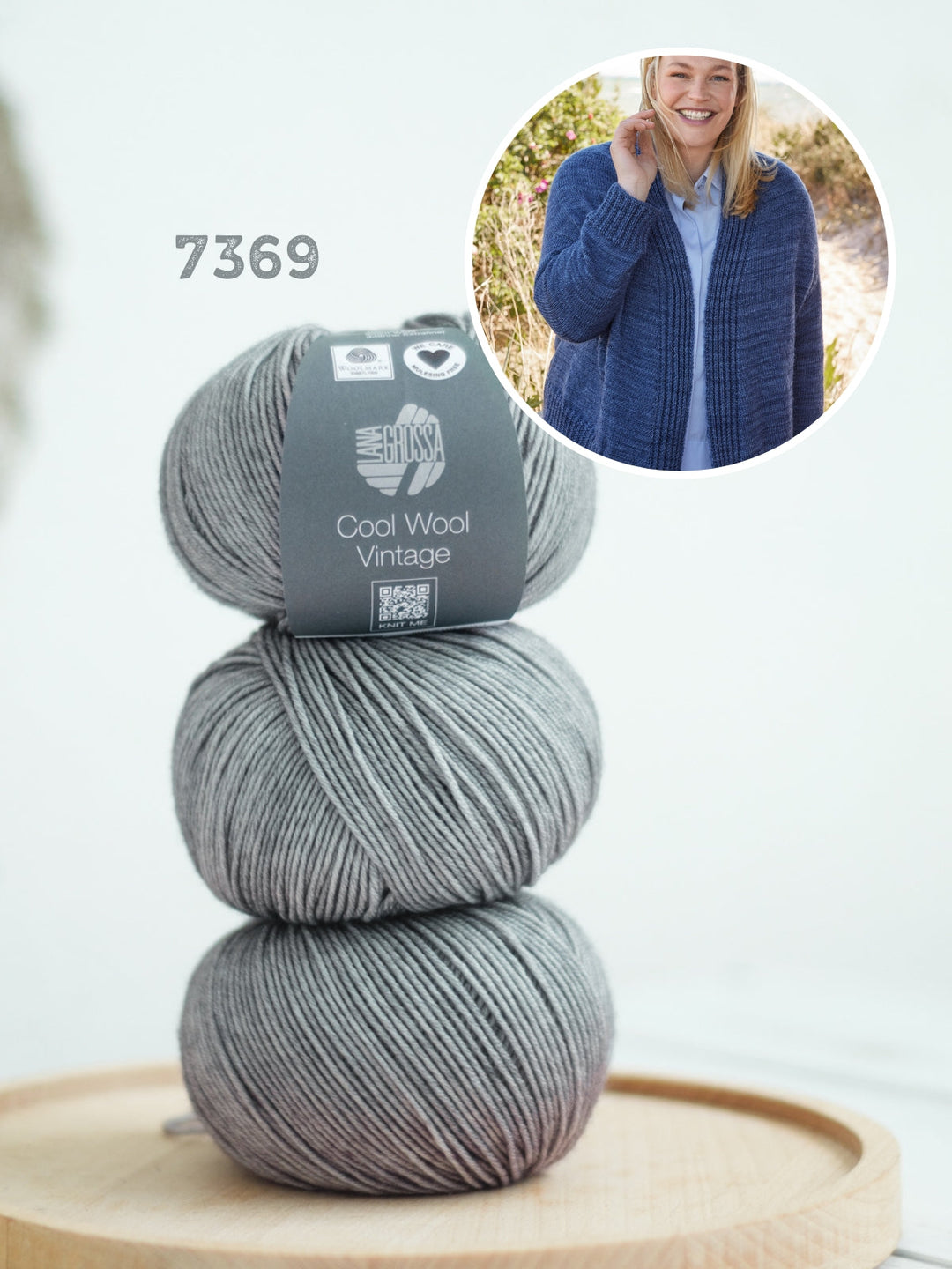 Strickpaket Cool Wool Vintage Jacke