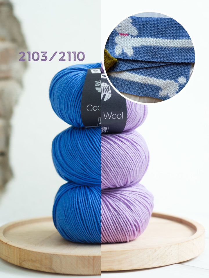 Häkelpaket Poodle Scarf – Englischsprachig – Devout Hand