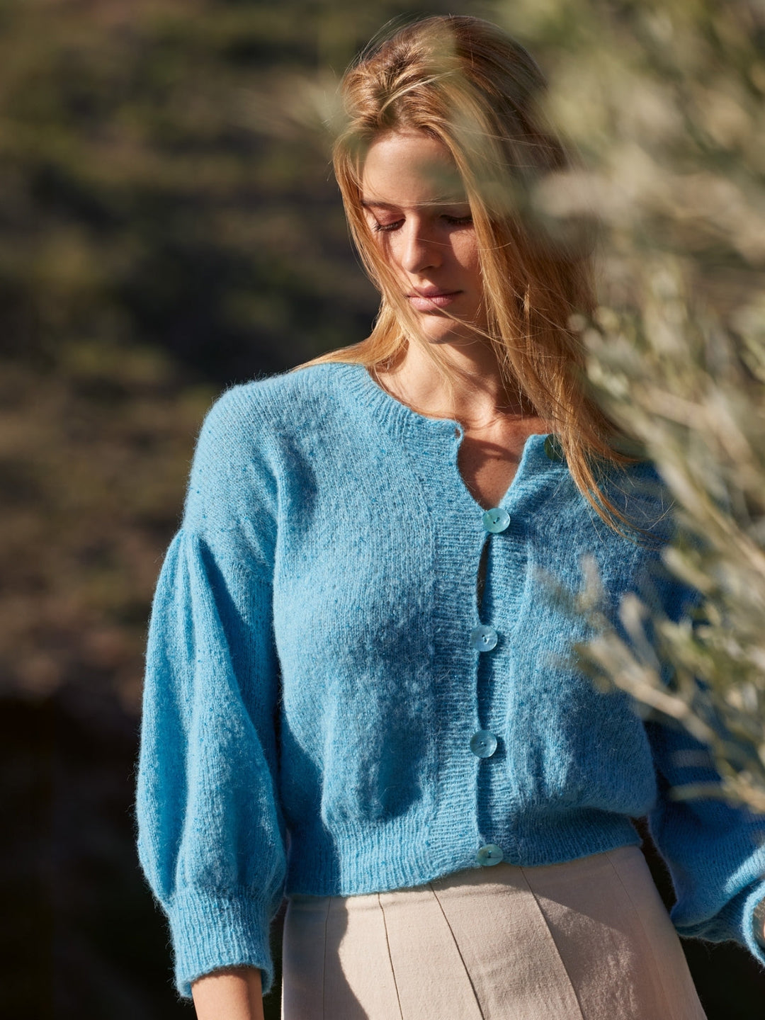 Strickpaket Setasuri Pearls Jacke Top Down