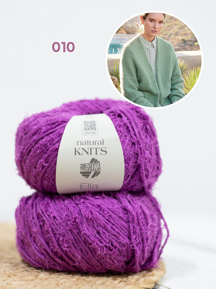 Strickpaket Ella Jacke Top Down