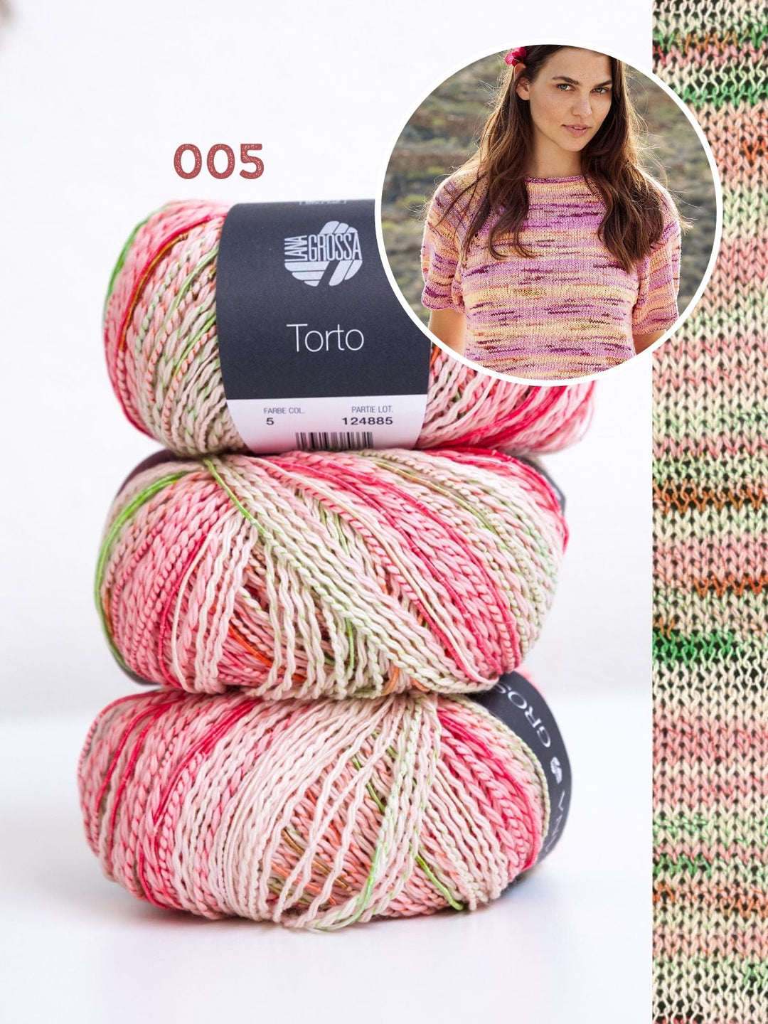 Strickpaket Torto Shirt mit tiefem Raglan