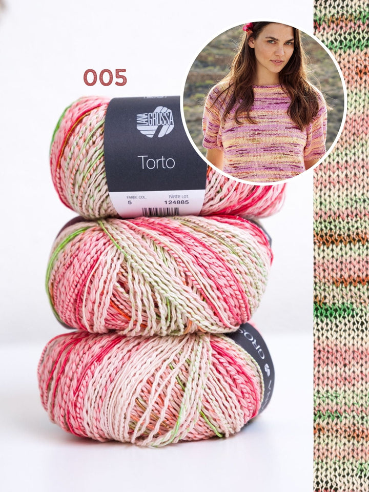 Strickpaket Torto Shirt mit tiefem Raglan