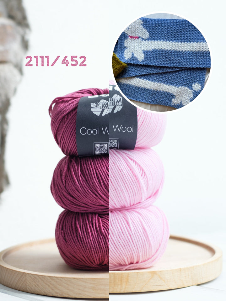 Häkelpaket Poodle Scarf – Englischsprachig – Devout Hand