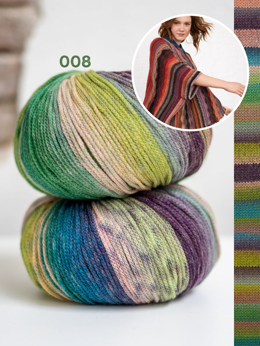 Strickpaket Farfalla Poncho
