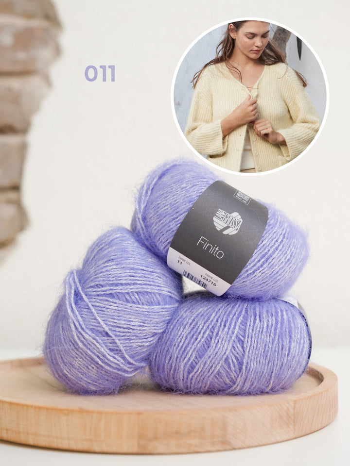 Strickpaket Finito Jacke mit Taschen
