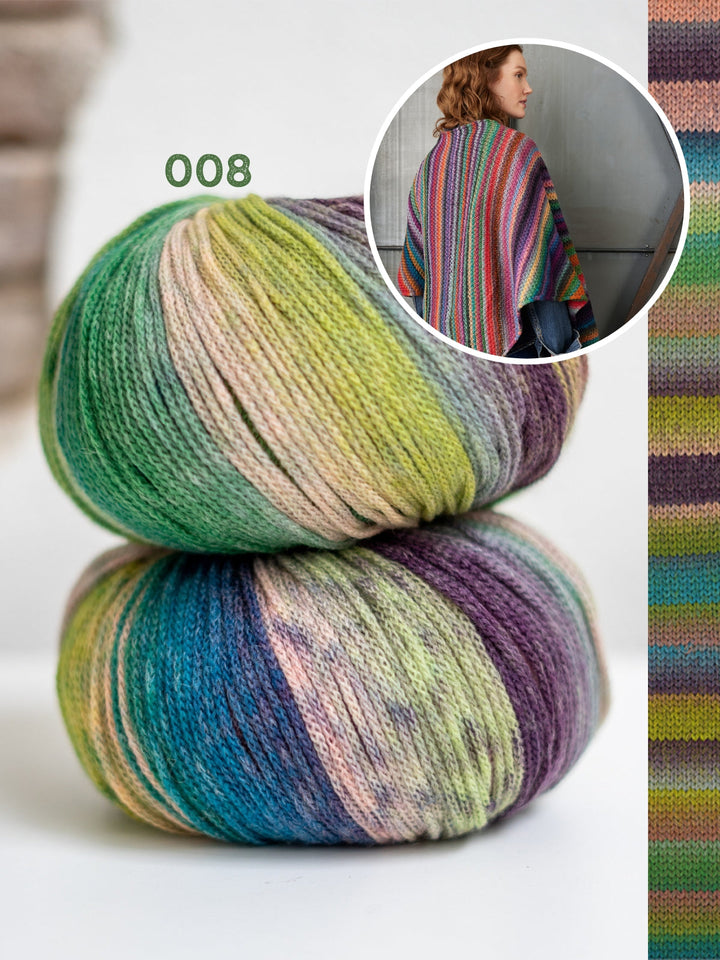 Strickpaket Farfalla Dreieckstuch