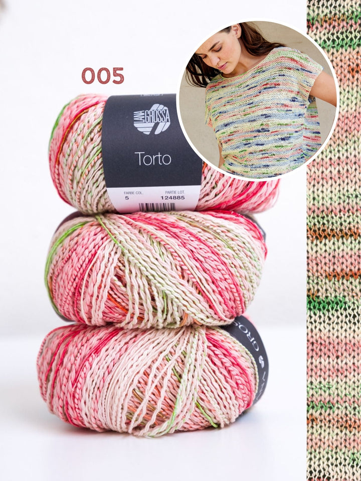 Strickpaket Torto Shirt in Glatt rechts