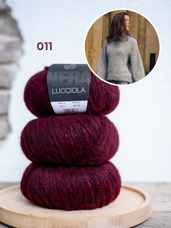 Strickpaket Lucciola Top-down Pullover