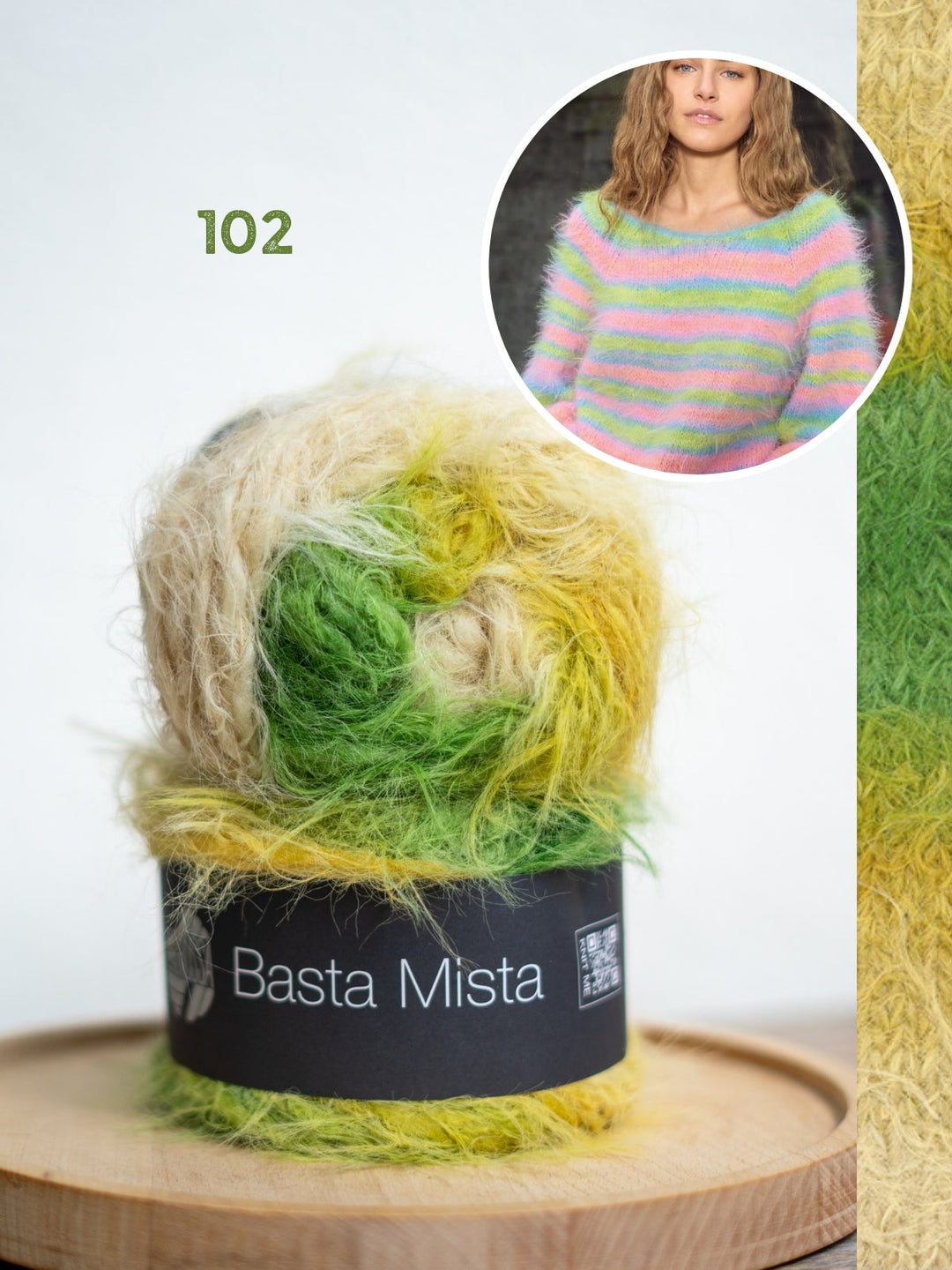 Strickpaket Basta Mista Raglanpullover