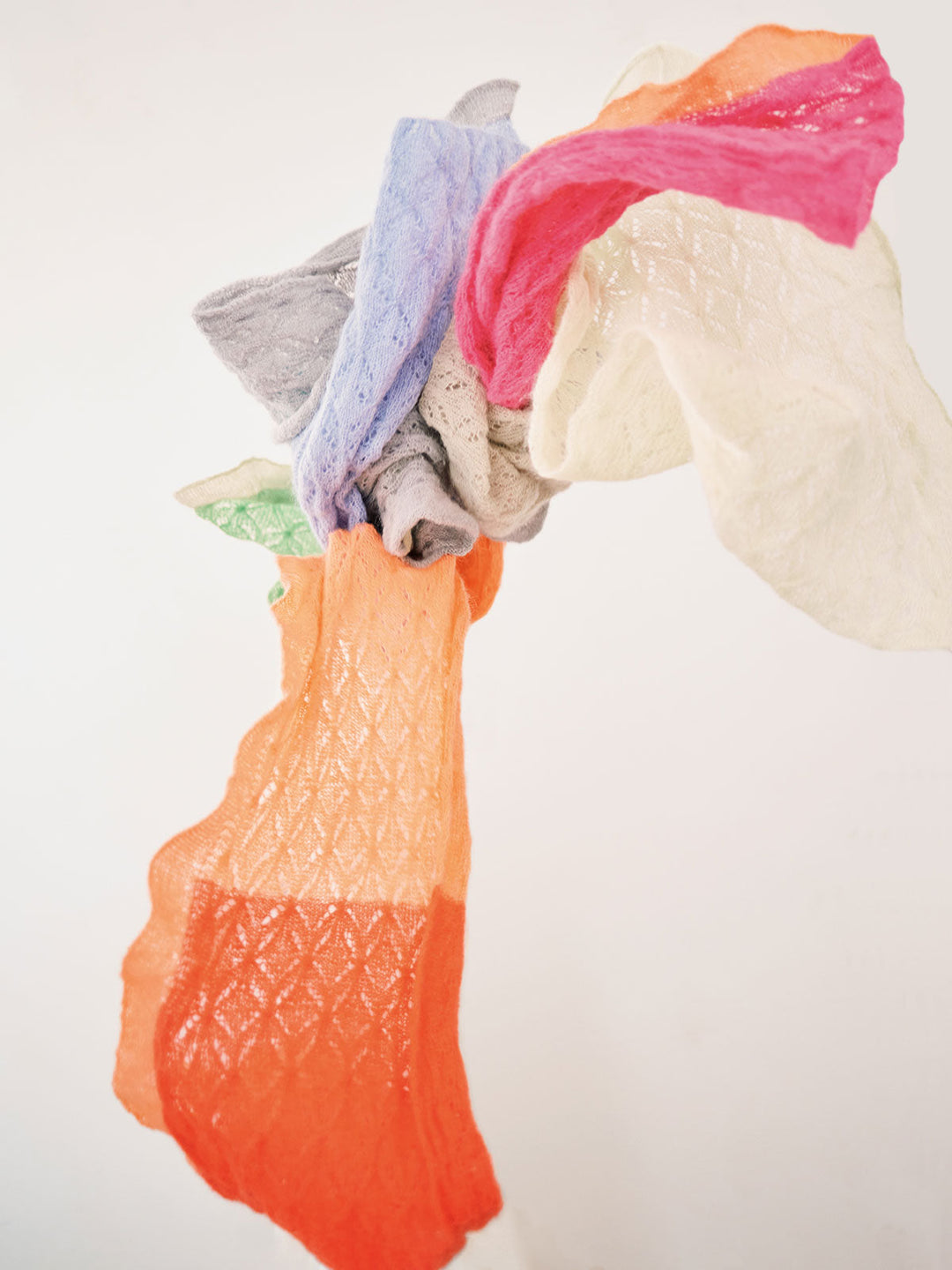 Strickpaket Setasuri Colorblock Stola