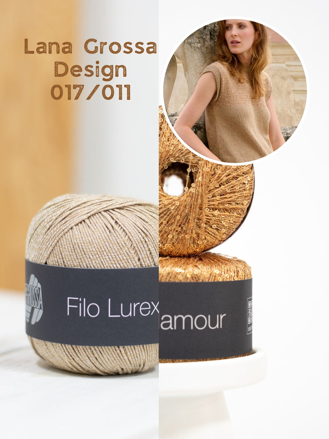 Strickpaket Filo Lurex Glamour Top