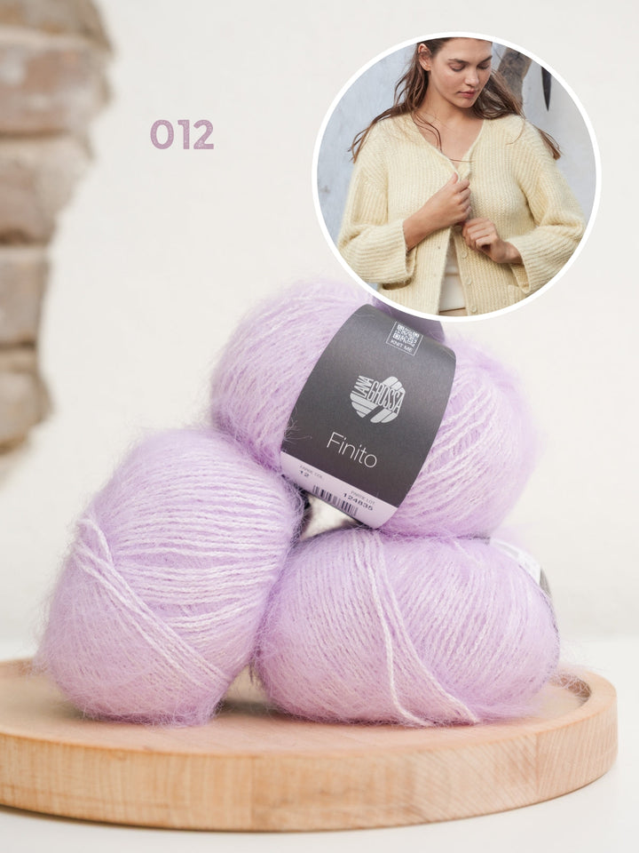 Strickpaket Finito Jacke mit Taschen
