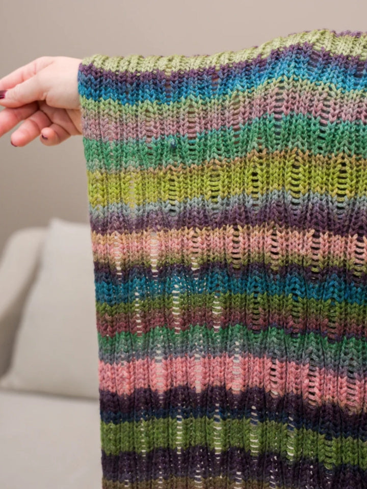 Strickpaket Fallmaschen-Schal – Farfalla – Tanja Steinbach