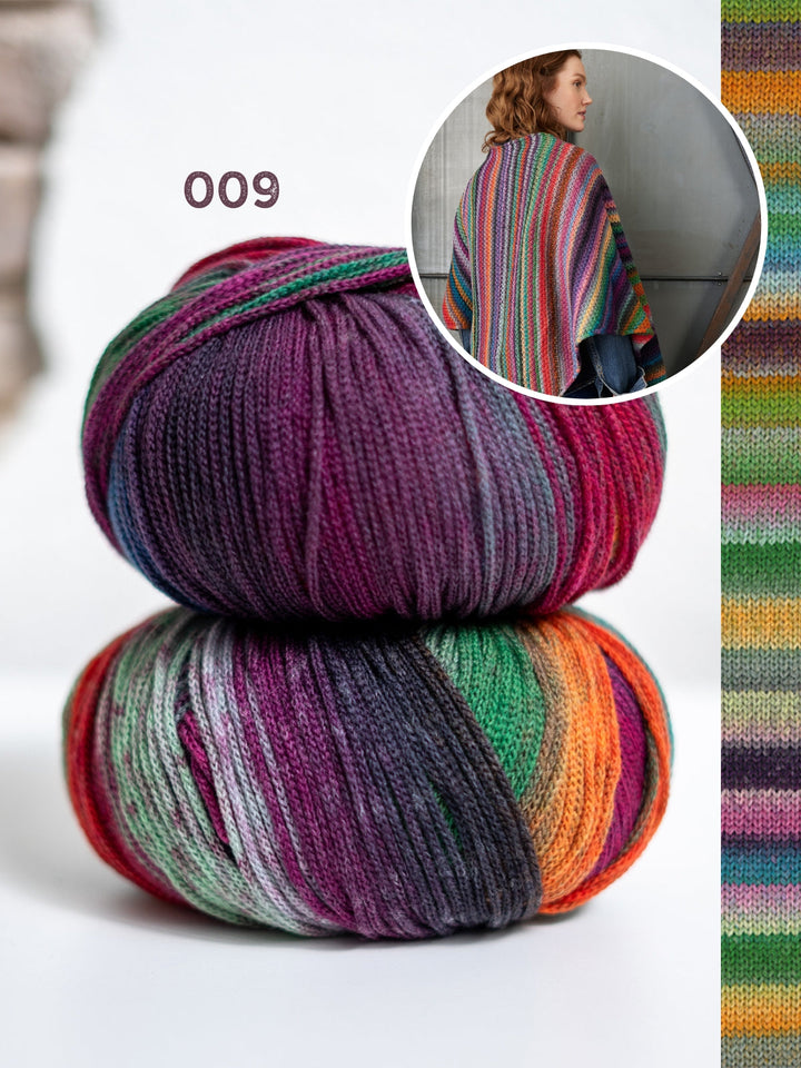 Strickpaket Farfalla Dreieckstuch