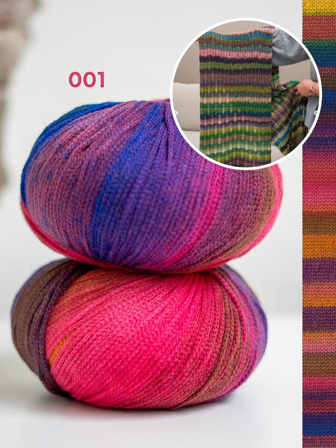 Strickpaket Fallmaschen-Schal – Farfalla – Tanja Steinbach
