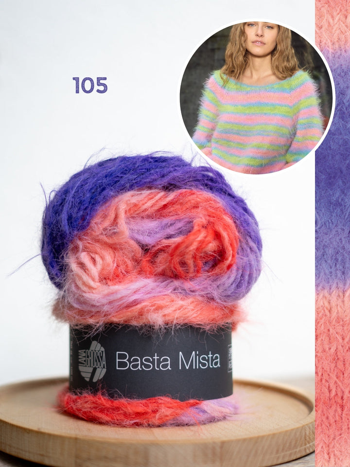 Strickpaket Basta Mista Raglanpullover